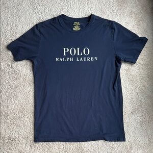 Polo by Ralph Lauren Blue Short Sleeve Tee Classic Crew Neck